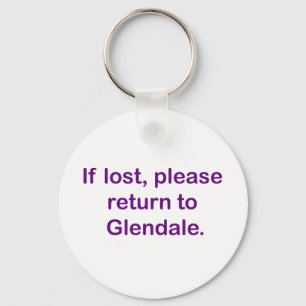 If Lost, Please Return Keychain