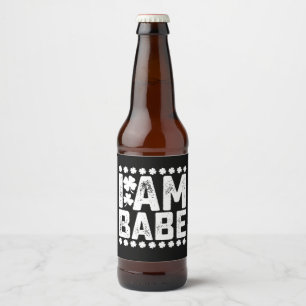 If Lost Return To Babe I Am Babe Couple Matching Beer Bottle Label