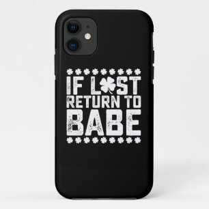 If Lost Return To Babe I Am Babe Couple Matching iPhone 11 Case
