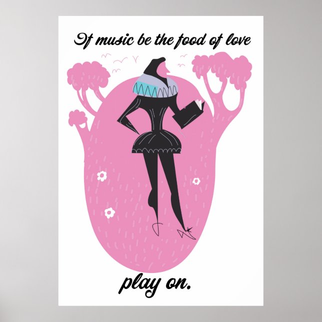 If music be the food of love play on poster (Front)