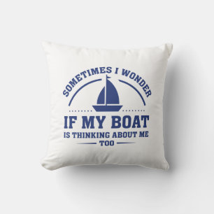 If My Boat Throw Pillow