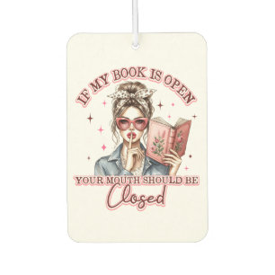 If My Book Is Open...  Air Freshener