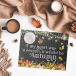 If My Heart Was A Season It Would Be Autumn Jigsaw Puzzle<br><div class="desc">Trendy watercolor hand drawn illustrations of cozy, autumn favourites. These make great gifts! Add your custom wording to this design by using the "Edit this design template" boxes on the right hand side of the item, or click the blue "Customize it" button to arrange the text, change the fonts and...</div>
