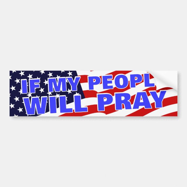 If My People... Bumper Sticker (Front)