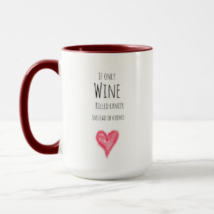 If only Wine killed cancer instead of chemo Mug