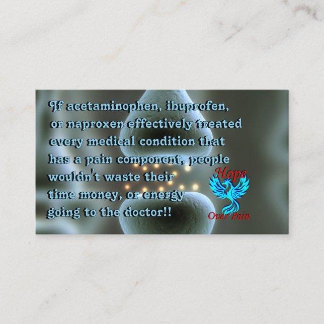 If OTC were effective / Medical Roulette Phoenix Business Card (Front)