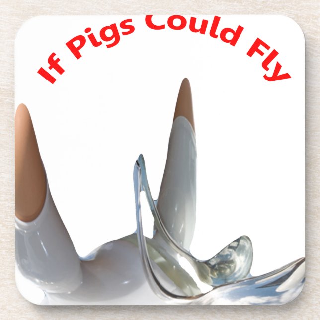 If Pigs Could Fly Coaster (Front)