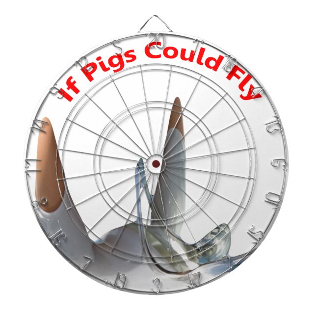 If Pigs Could Fly Dartboard (Front)
