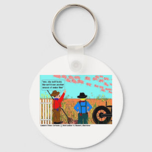 If Pigs Flew Funny Cartoon Gifts & Collectibles Keychain