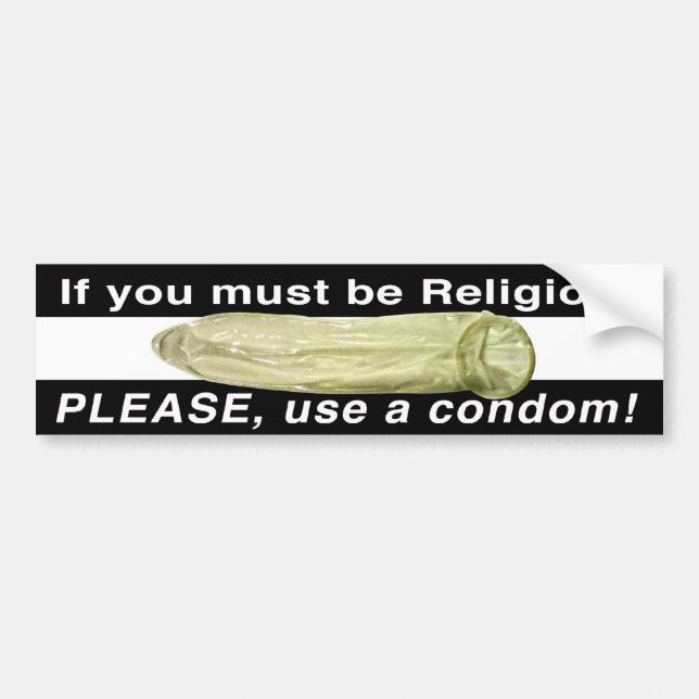 if Religious bumper sticker (Front)