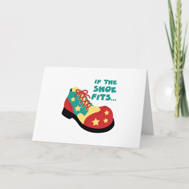 If Shoe Fits Card (Front)