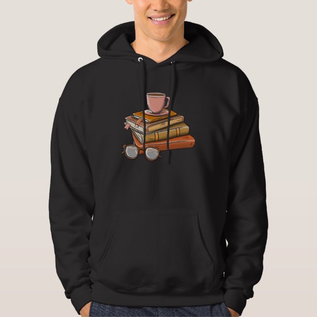 If The Book Is Open I m Busy Book  Reading  Quote  Hoodie (Front)