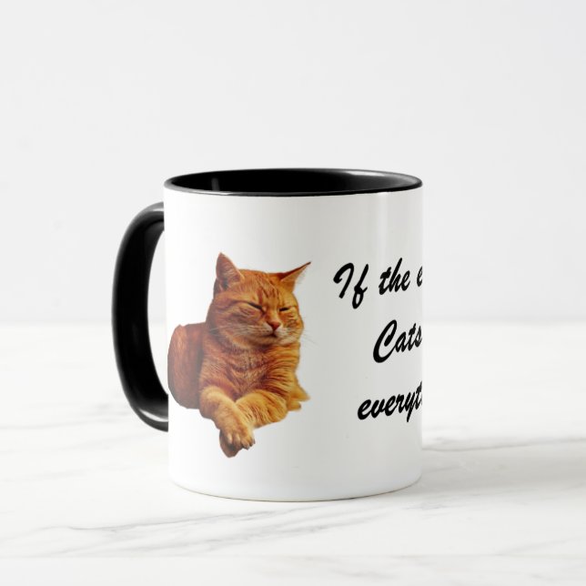 If the earth was flat... mug (Front Left)