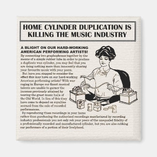 If the RIAA existed in 1915 Magnet