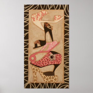 If the Shoe Fits!: Fun Fashion Poster