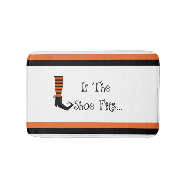 If The Shoe Fits Halloween Bath Mat (Front)