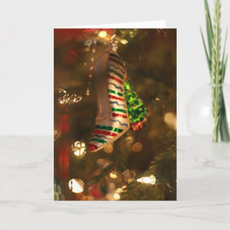 If the shoe fits holiday card