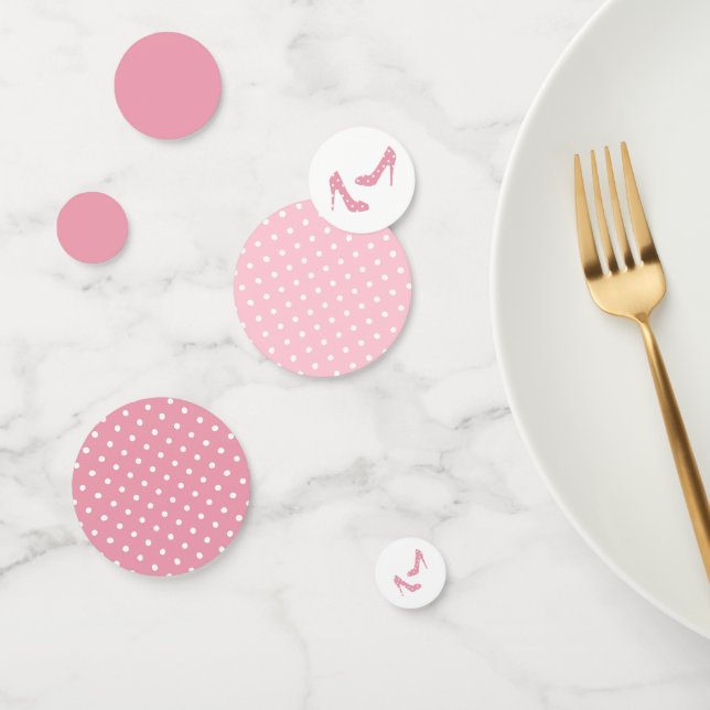 If the Shoe Fits Pink Confetti (Group)