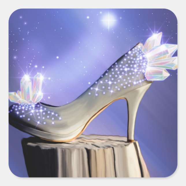 If The Shoe Fits Square Sticker (Front)