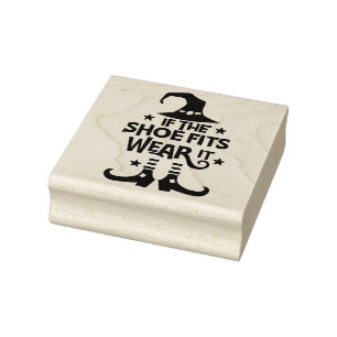 If the shoe fits wear it rubber stamp