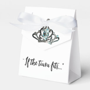 "If The Tiara Fits...!" Favor Box