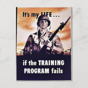 If The Training Program Fails Postcard