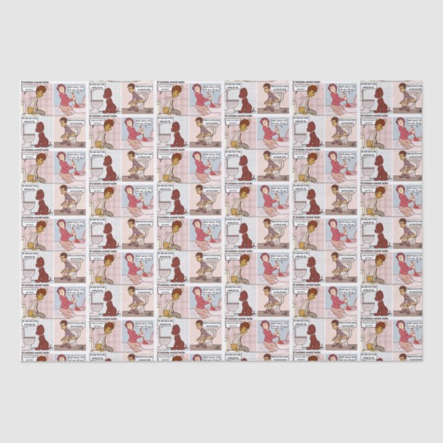 If Toilets Could Talk Tissue Paper (Front)