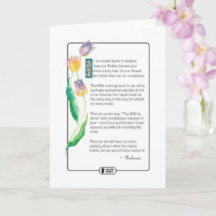 "If We Would Learn To Believe" greeting card