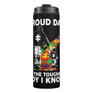 If you are an autism dad this shirt is for you thi thermal tumbler