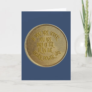 If You Are Sober A Miracle Happened On CUSTOM DATE Card