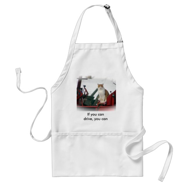 If you can drive, you can cook. standard apron (Front)