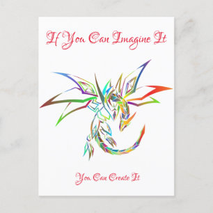 If You Can Imagine It Postcard Greeting