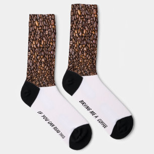 If You Can Read This Bring me a Coffee  Socks