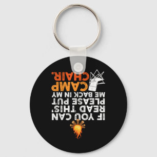 If You Can Read This Please Put Me Back In My Camp Keychain