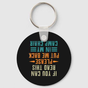 If You Can Read This Please Put Me Back In My Camp Keychain