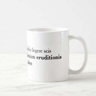 If you can read this, you're overeducated coffee mug
