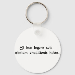 If you can read this, you're overeducated. keychain