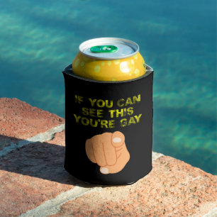 If You Can See This You're Gay Funny LGBTQ Cooler