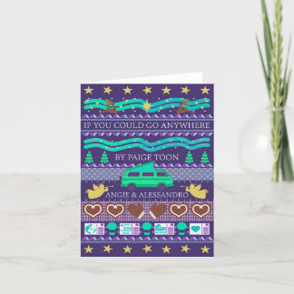If You Could Go Anywhere Paige Toon Christmas Holiday Card