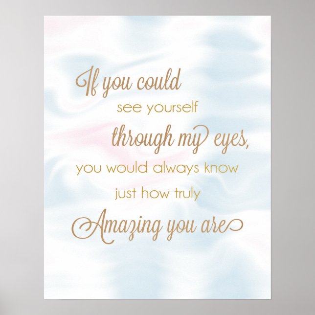 If You Could See Yourself Through My Eyes Poster (Front)