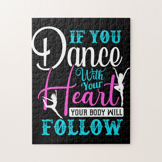 If You Dance With Your Heart Jigsaw Puzzle (Vertical)