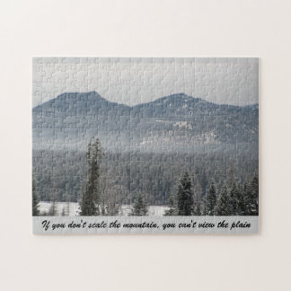 If you don't climb the mountain... jigsaw puzzle