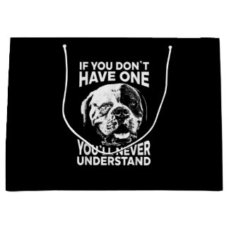 If You Dont Have One Funny American Bulldog Gift Large Gift Bag