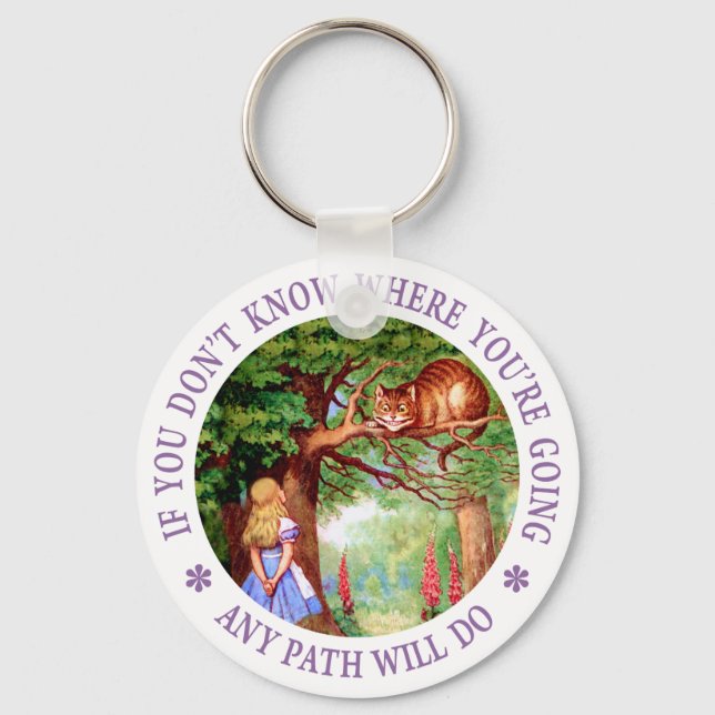 If You Don't Know Where You're Going... Keychain (Front)