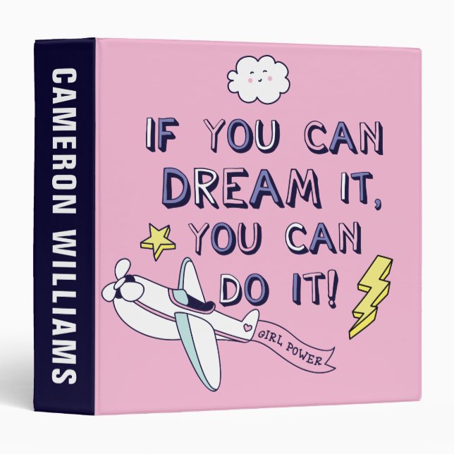 If You Dream It You Can Do It Binder (Front/Spine)
