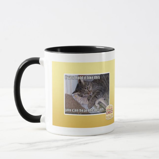 If you hold it like this mug (Left)