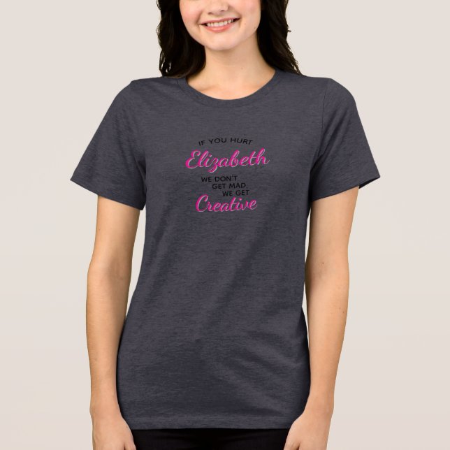 If You Hurt We Get Creative Tri-Blend Shirt (Front)