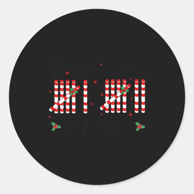 If You Know You Know 6 7 Meme Tally Marks Counting Classic Round Sticker (Front)