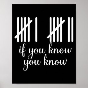 If You Know You Know Funny 67 Meme  Poster