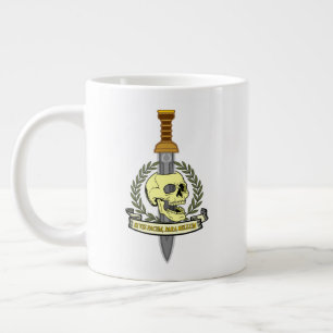 If You See Pacem, For Bellum.. Skull Large Coffee Mug
